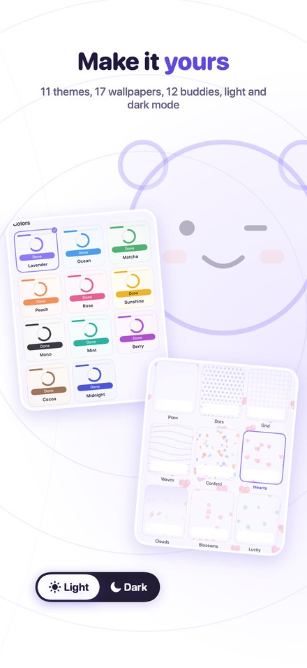 TaskXP screenshot: customize